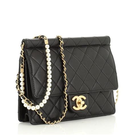 chanel pearl flap|Chanel flap small or medium.